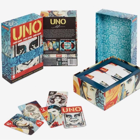 Obey Uno Playing Cards Deck Shepard Fairey Artiste Series (Brand New) - Picture 1 of 5